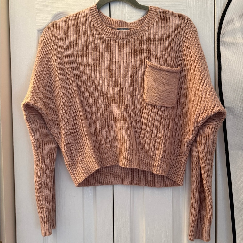 Charlotte Russe Blush Crew Neck Sweater